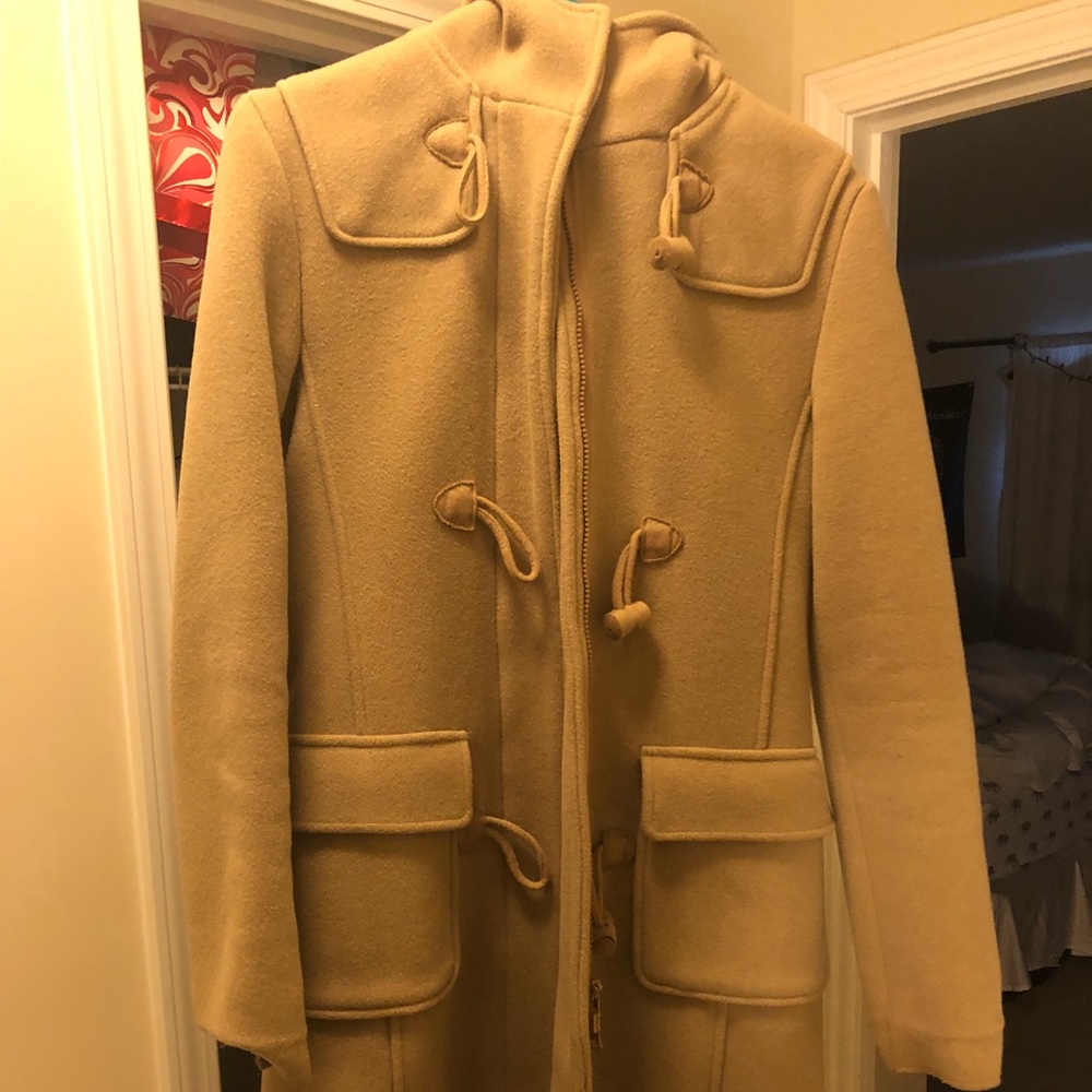 United Colors of Benetton Wool Tan Coat